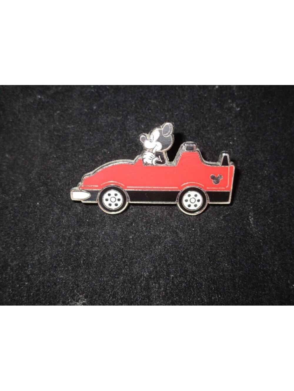 Disney Mickey Mouse Red Car Hidden Mickey Pin